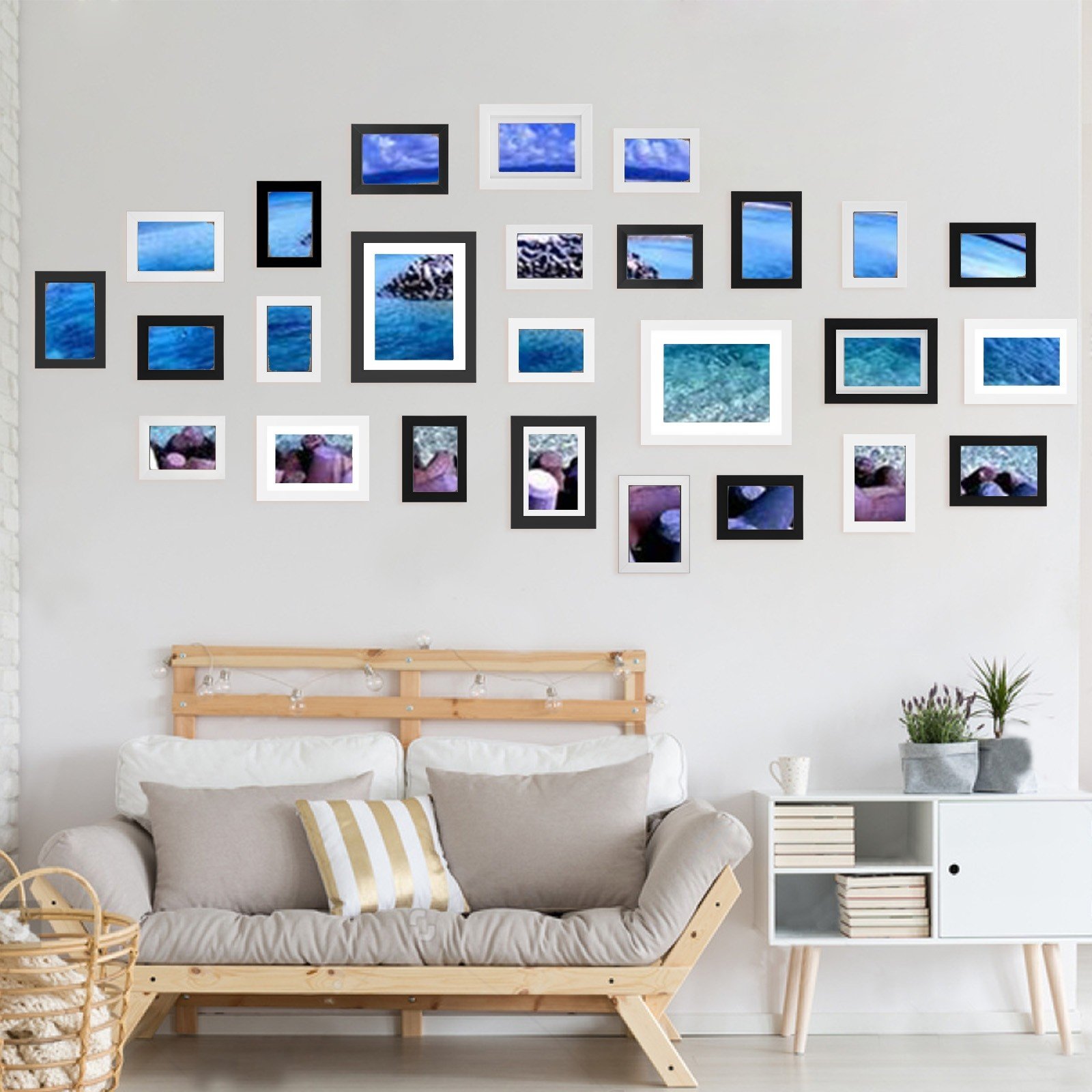 Gallery Wall Frame Set With Template