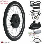 Voilamart 36V 750W Electric Bike Conversion kit Ebike Hub Motor Bicycle E bike 26" Front