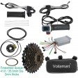 Voilamart Electric Bicycle Conversion Kit 48V 1000W Ebike 26" 135mm Rear Hub Motor Wheel Kit E-Bike Conversion Kit for Turn Pedal Bike into Ebike