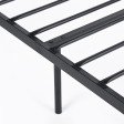 Voilamart Full Size Metal Bed Frame with Headboard Footboard, Mattress Foundation Base w/Heavy Duty Steel Slats & 9-Leg Support No Box Spring Needed, Black 